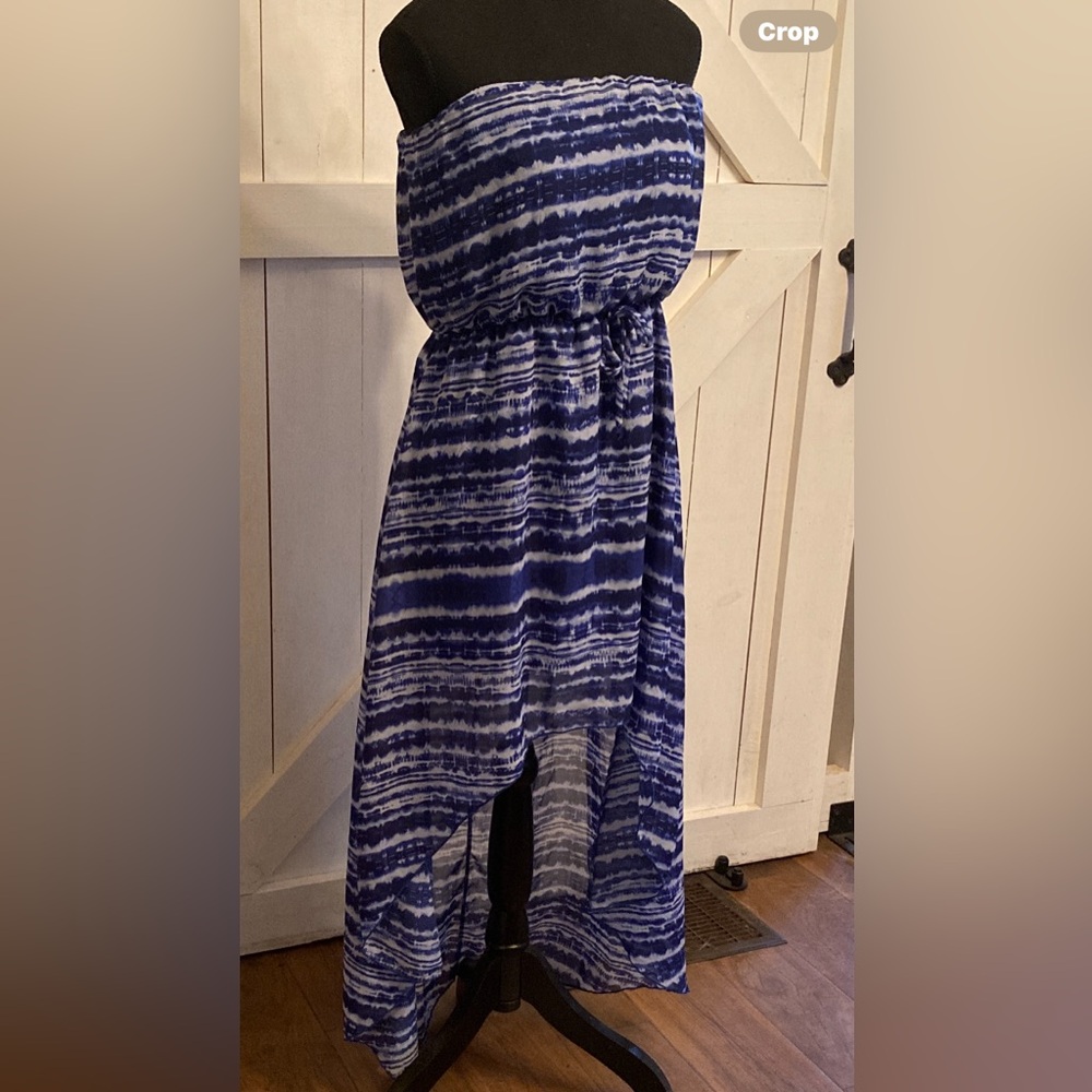 Strapless Hi Lo Beach Dress